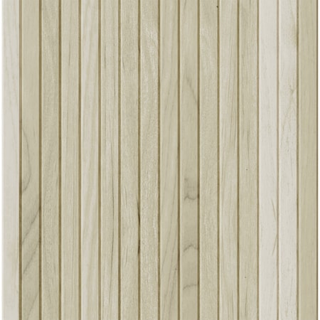 Designs Of Distinction 3/4" Thin Bevel Slat Tambour - Paint Grade (12"W x 48"L) 011248201PT1